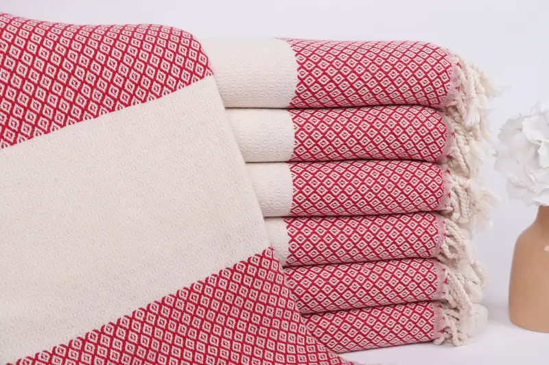 70x36 Linen Diamond Towel, Bridal Shower Gift, Bridesmaid Gift, Personalized Gift For Her, Florida Bachelorette Party Favors, Absorbent towel - 1