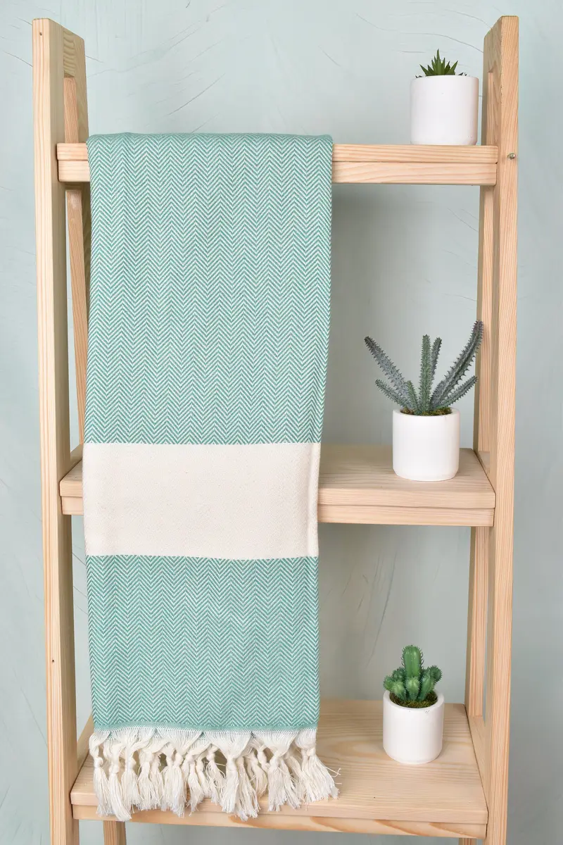 70x40 Cotton Herringbone Towel, Customized Towels, Bachelor Gifts, Custom Wedding Gifts, Bridal Shower Gift, Miami Bachelorette Party Favors - 8