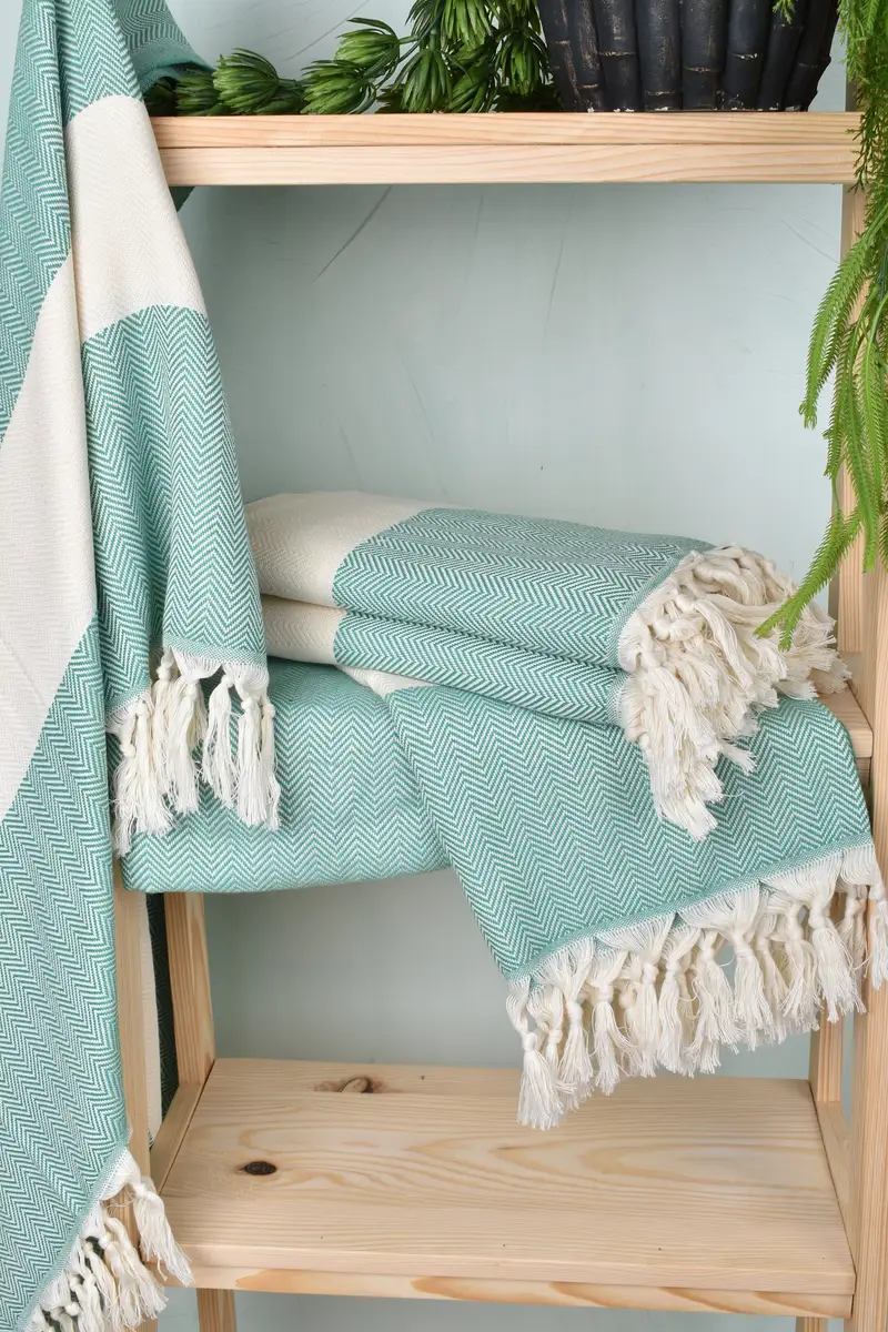 70x40 Cotton Herringbone Towel, Customized Towels, Bachelor Gifts, Custom Wedding Gifts, Bridal Shower Gift, Miami Bachelorette Party Favors - 6