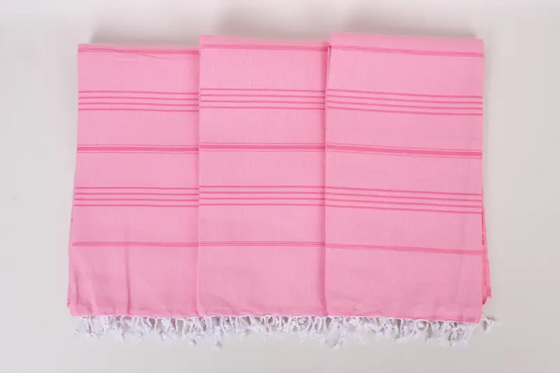 Bridal Shower Gifts, Absorbent Turkish towel, Cotton towel, Turkish beach towel with fringe, 70x40 Cotton Striped Towel, Personalized Beach Towel - 7