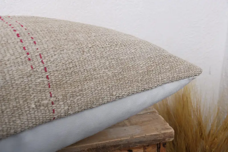 16x24 Beige Pillow Sham, Accent Throw Pillow Cover, Cushion, Home Decor Pillow, Pillow for Sofa, Outdoor Throw Pillow Sham, Pillow for Couch - 6