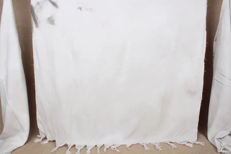 トルコビーチタオル ベージュ 手織りオーガニックコットン 40x63インチ