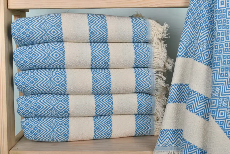 Valentines Day Gift For Him, Wedding Towel, Bachelorette Party Gifts, Turkish bath towel, 70x40 Cotton Diamond Towel, Custom Wedding Gift - 2