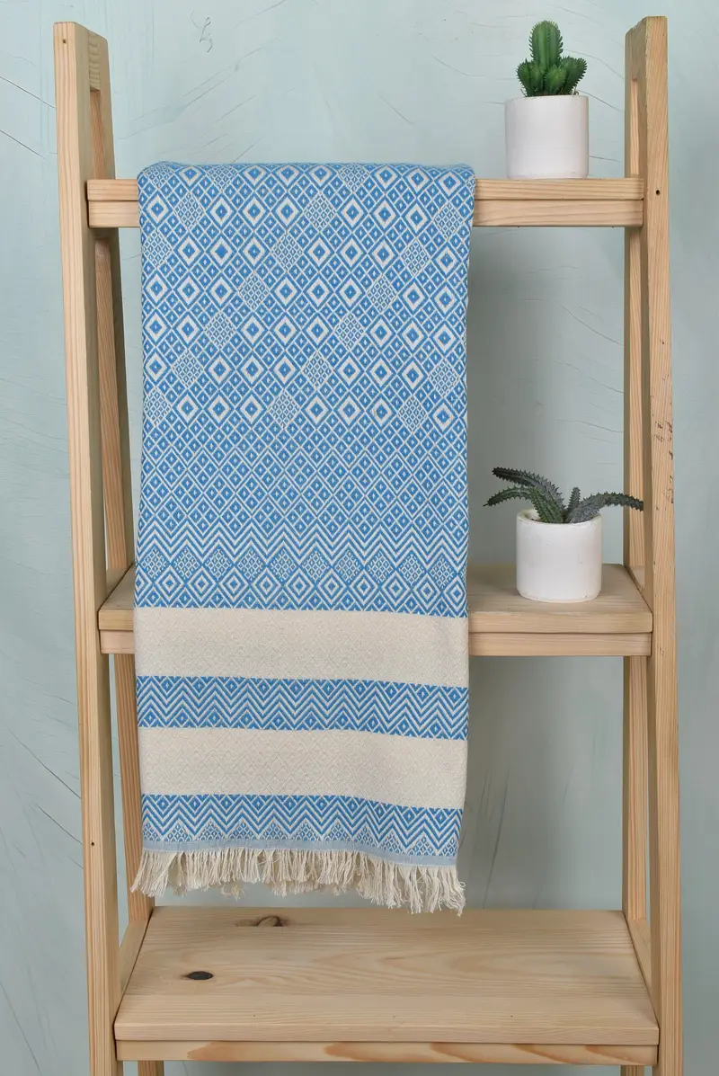 Valentines Day Gift For Him, Wedding Towel, Bachelorette Party Gifts, Turkish bath towel, 70x40 Cotton Diamond Towel, Custom Wedding Gift - 8
