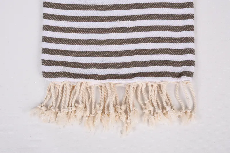 Personalized Towel, Custom Wedding Gifts, Customized Towels, Summer Gift, 70x40 Cotton Striped Towel, Soft and absorbent Turkish towel - 3
