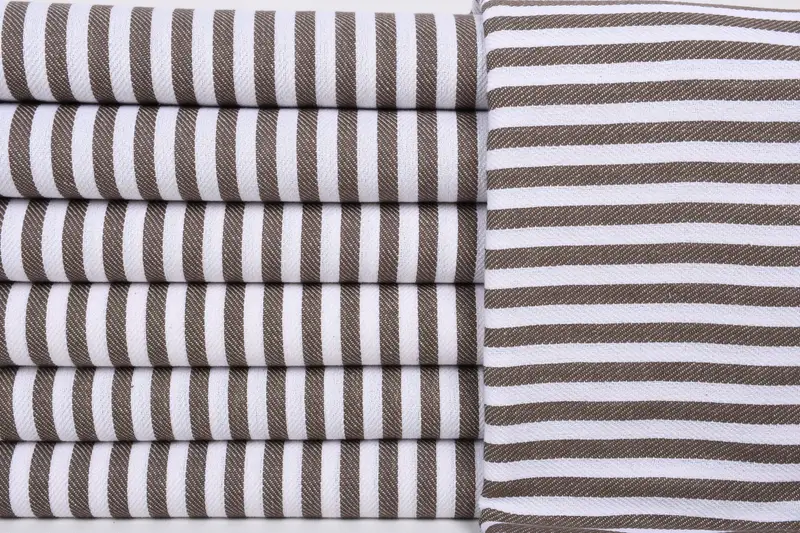 Personalized Towel, Custom Wedding Gifts, Customized Towels, Summer Gift, 70x40 Cotton Striped Towel, Soft and absorbent Turkish towel - 1