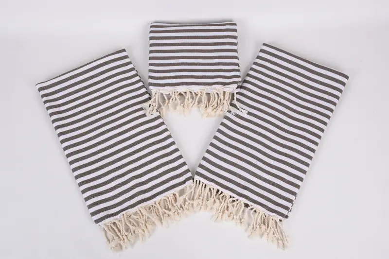 Personalized Towel, Custom Wedding Gifts, Customized Towels, Summer Gift, 70x40 Cotton Striped Towel, Soft and absorbent Turkish towel - 6