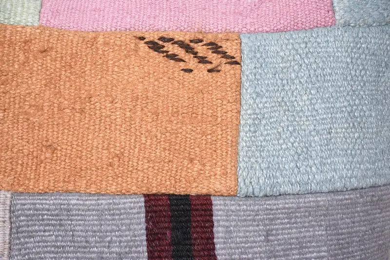 Antique Pillows, Pattern Throw Cushion Cover, 28x28 Gray Pillow Sham, Cushion Cover, Kilim Pillow, Pastel Pillow, Turkish Kilim Pillow - 3