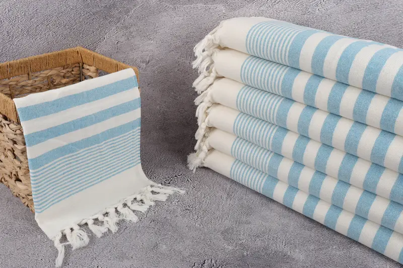 Bulk Order Towel, Gym Towel, 36x18 Cotton Striped Terry Towel, Turkish Tea Towel, Wedding Gift, Bachelorette Party Gifts, Personalized Kitchen Towel - 3
