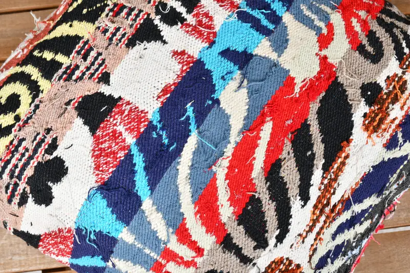 18x18 Blue Pillow Sham, Home Decor Pillow, Interior Designer Pillow, Bolster Pillow Case, Pillow, Kilim Pillow Cover, Aztec Pillow - 4