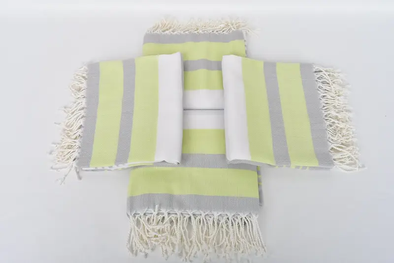 Gym Towel, Spa Towel, Fouta towel, 70x40 Cotton Striped Towel, Wedding Favors, Bachelorette Party Favors, Custom Gifts, Summer Gift Ideas - 6