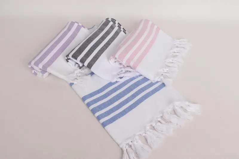 Monogrammed Hand Towel, Personalized Dish Towel, Personalized Gift, Mother Of The Groom Gift, Summer Towel, 36x24 Cotton Herringbone Towel - 5