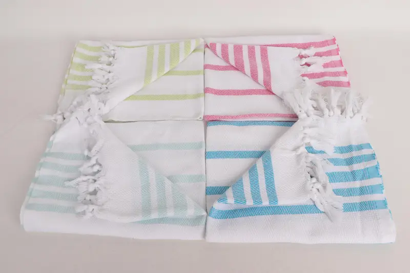 Monogrammed Hand Towel, Personalized Dish Towel, Personalized Gift, Mother Of The Groom Gift, Summer Towel, 36x24 Cotton Herringbone Towel - 4