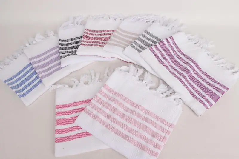 Monogrammed Hand Towel, Personalized Dish Towel, Personalized Gift, Mother Of The Groom Gift, Summer Towel, 36x24 Cotton Herringbone Towel - 3