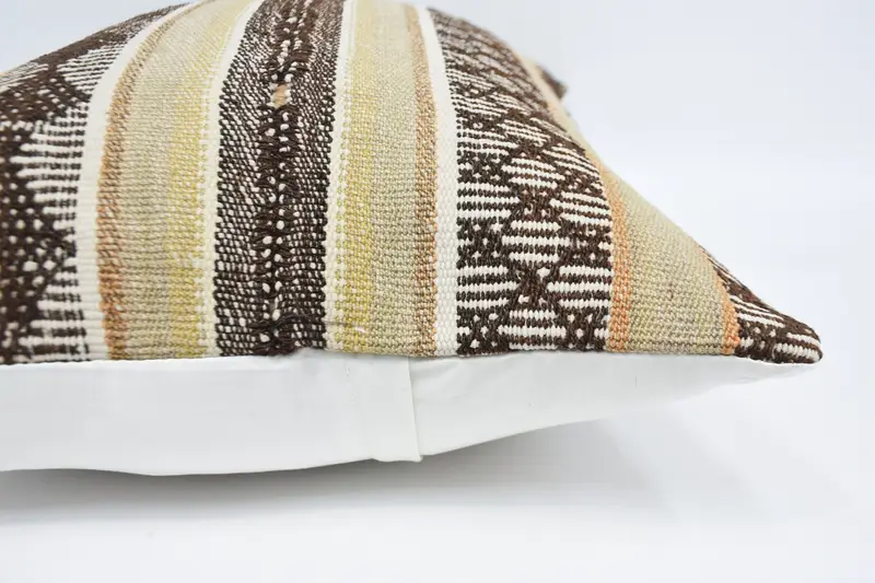 Comfy Throw Cushion Case, Gift Pillow, Natural Cushion Case, 20x28 Beige Cushion Case, Kilim Pillow Cover, Antique Pillows, Pillow Cover - 5
