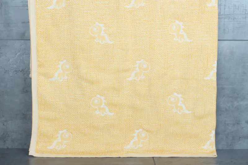Woven Throw Blanket, 50x48 Cotton Dinosaur Design Towel, Monogram Blanket, Tablecloth, Welcome Wedding Gift, Turkish Beach Blanket, Turkish Bedcover - 1