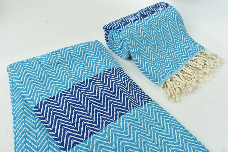 70x40 Cotton Chevron Towel, Personalized Gifts, Bachelorette Towel, Beach Size Towel, Turkish beach towel, Bachelorette Party Favors, Christmas Gift - 7
