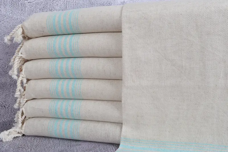Personalized Kitchen Towel, Personalized Dish Towel, Gifts For Him, Valentines Day Gift Idea, Turkish Hand Towel, 36x18 Linen Striped Towel - 1
