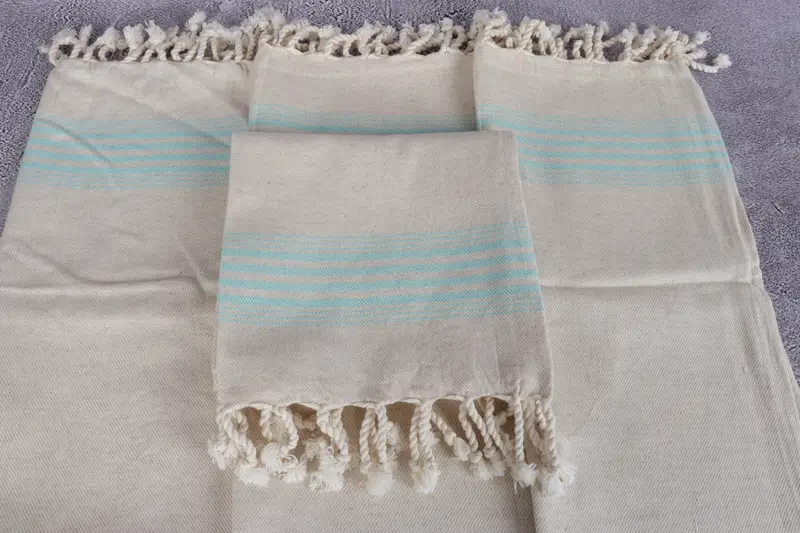 Personalized Kitchen Towel, Personalized Dish Towel, Gifts For Him, Valentines Day Gift Idea, Turkish Hand Towel, 36x18 Linen Striped Towel - 4
