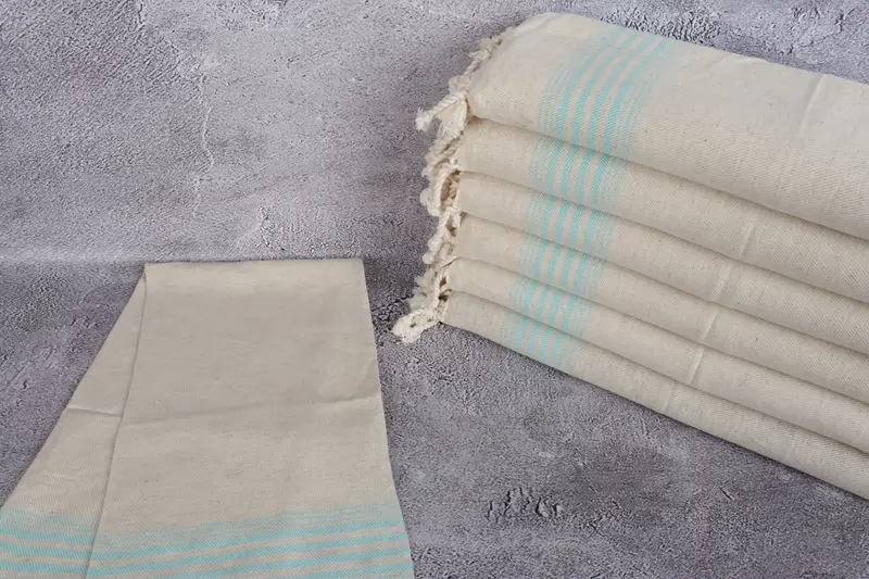 Personalized Kitchen Towel, Personalized Dish Towel, Gifts For Him, Valentines Day Gift Idea, Turkish Hand Towel, 36x18 Linen Striped Towel - 2