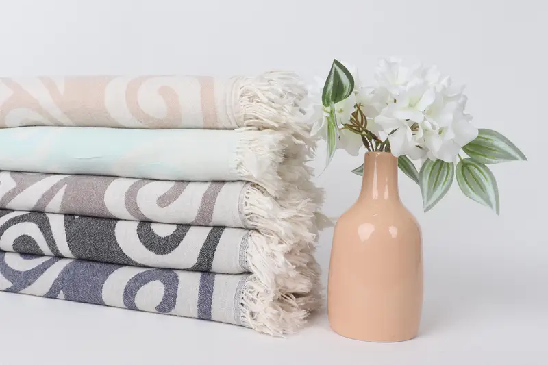 Best Friend Wedding Gift, Quick-Dry Beach Towel, Thin towel, Best Beach Towel, Gift For Bride, Bulk Order Towel, 70x36 Cotton Patterned Towel - 2