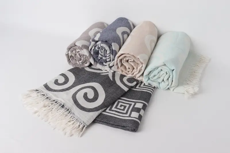 Best Friend Wedding Gift, Quick-Dry Beach Towel, Thin towel, Best Beach Towel, Gift For Bride, Bulk Order Towel, 70x36 Cotton Patterned Towel - 4