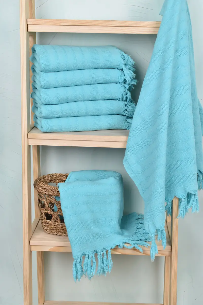 68x36 Cotton Stonewashed Striped Towel, Yoga Towel, Turkish Towel Bulk, Turkish beach towel, Gift For Him, Bridesmaid Favors, Sand-resistant towel - 3