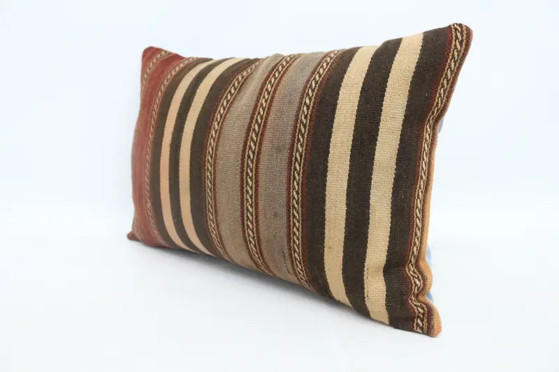 16x24 Beige Pillow Case, Turkish Bench Pillow Sham, Kilim Pillow Cover, Kilim Pillow, Patio Pillow Cover, Interior Designer Pillow, Pillow Cover - 4