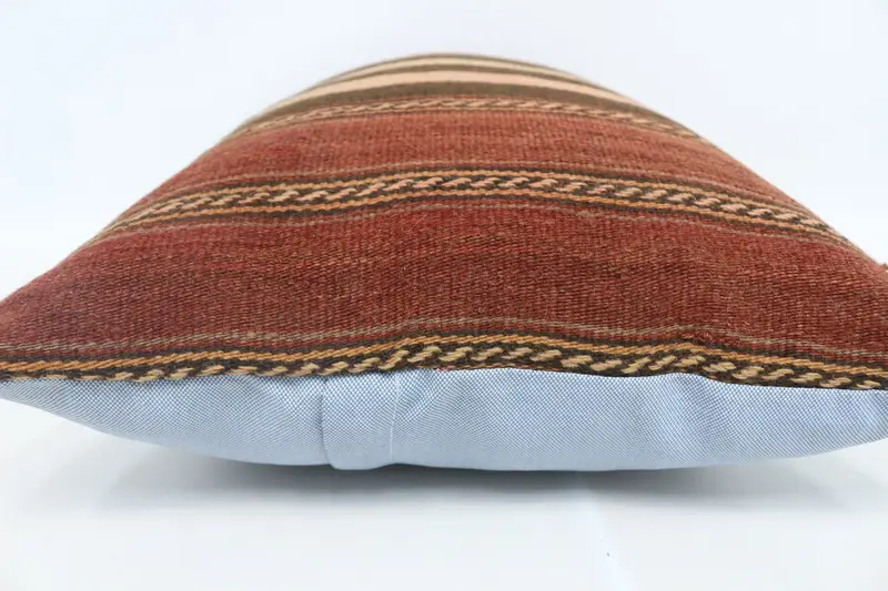16x24 Beige Pillow Case, Turkish Bench Pillow Sham, Kilim Pillow Cover, Kilim Pillow, Patio Pillow Cover, Interior Designer Pillow, Pillow Cover - 5
