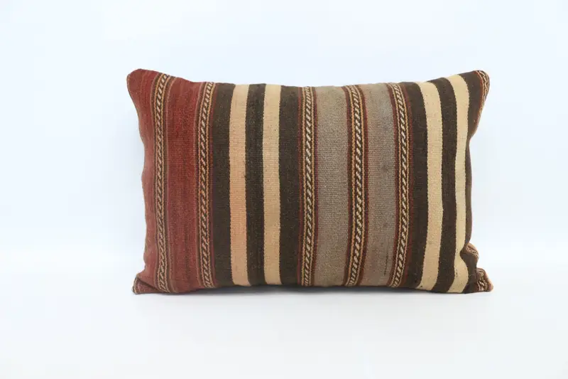 16x24 Beige Pillow Case, Turkish Bench Pillow Sham, Kilim Pillow Cover, Kilim Pillow, Patio Pillow Cover, Interior Designer Pillow, Pillow Cover - 1