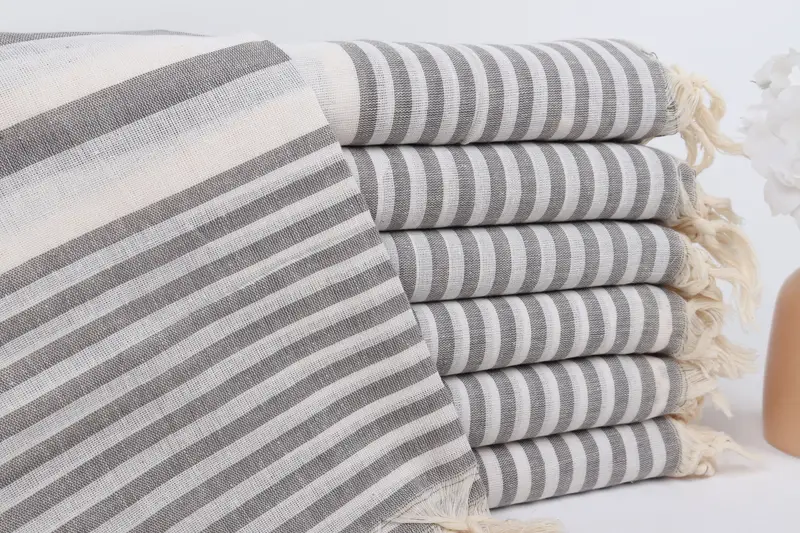 Bachelorette Party Decorations, Christmas Gift, Beach Towel Bulk, Bachelorette Favors Beach, 70x40 Cotton Striped Towel, Handmade Gift, Gym Towel - 2