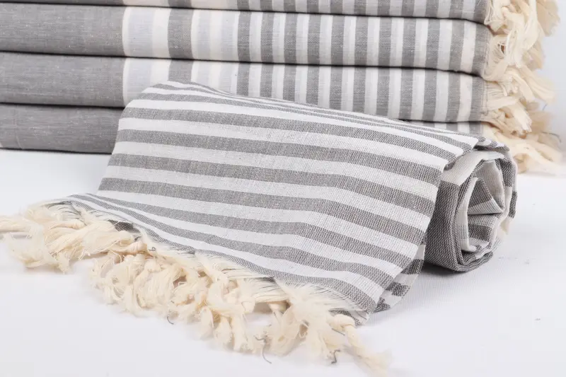Bachelorette Party Decorations, Christmas Gift, Beach Towel Bulk, Bachelorette Favors Beach, 70x40 Cotton Striped Towel, Handmade Gift, Gym Towel - 7