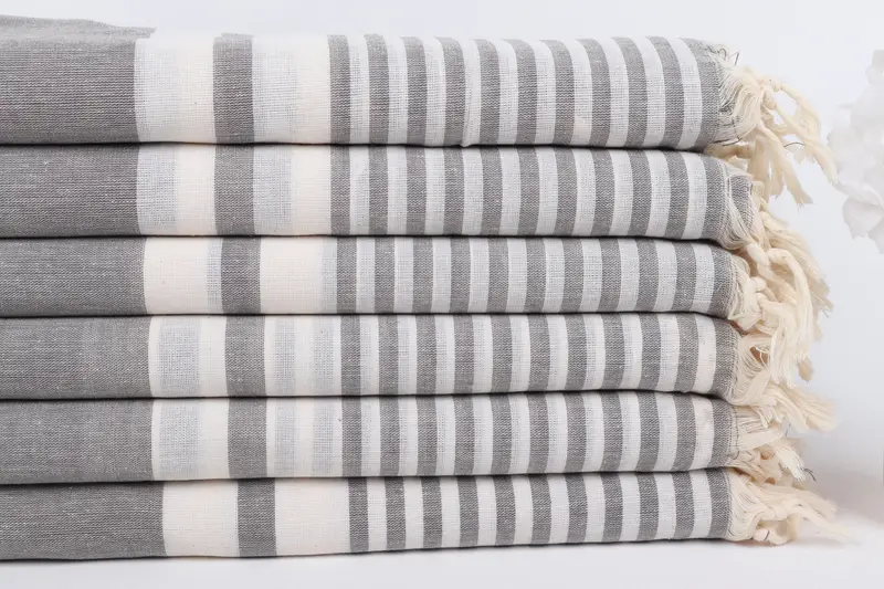 Bachelorette Party Decorations, Christmas Gift, Beach Towel Bulk, Bachelorette Favors Beach, 70x40 Cotton Striped Towel, Handmade Gift, Gym Towel - 6