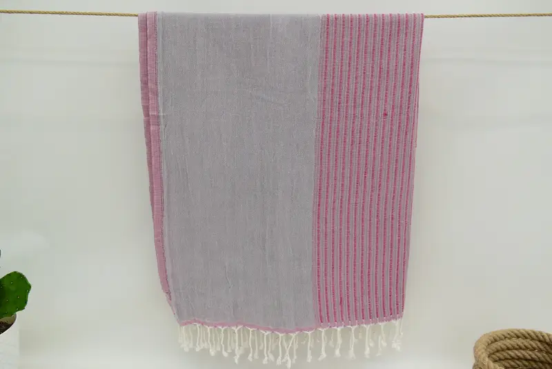 70x36 Cotton Striped Towel, Wedding Gifts Towel, Wedding Favors, Merry Christmas Gifts, Turkish fouta towel for outdoor use, Personalized Towel - 8