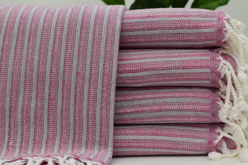 70x36 Cotton Striped Towel, Wedding Gifts Towel, Wedding Favors, Merry Christmas Gifts, Turkish fouta towel for outdoor use, Personalized Towel - 3