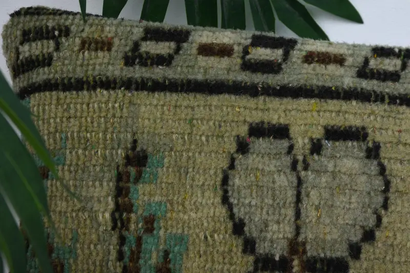 8x16 Yellow Cushion Case, Cushion Cover, Home Decor Pillow, Kilim Cushion Sham, Bohemian Cushion Pillow, Boho Pillow, Traditional Pillow Case - 2
