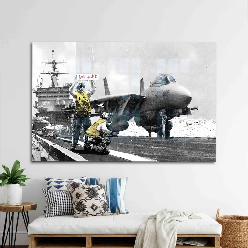 Urban Elegance: Printed Glass Inspired by Banksy's Street Art