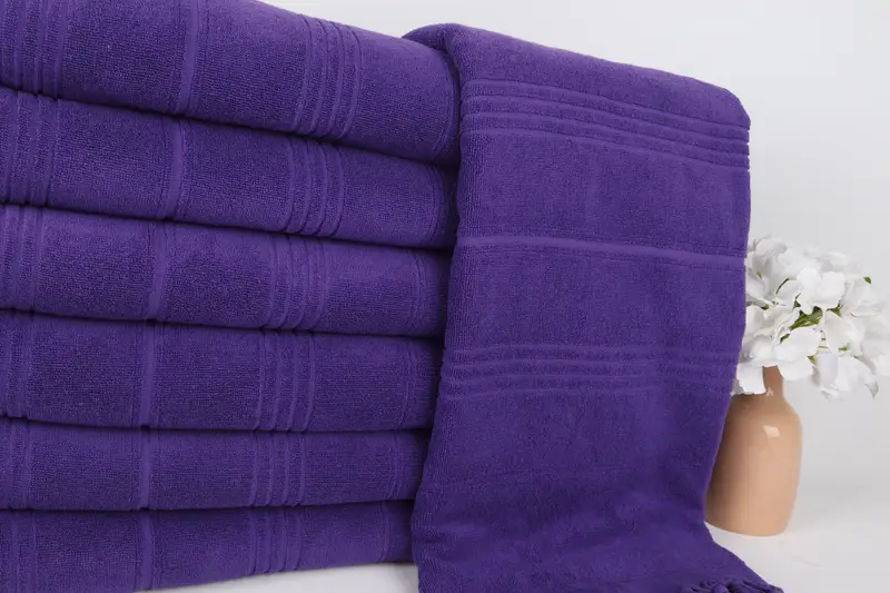 Wedding Favors, 70x36 Cotton Striped Terry Towel, Bachelor Bachelorette Party Favors, Grandma Gift, Family Gift Basket, Yoga Towel, Luxury towel - 2