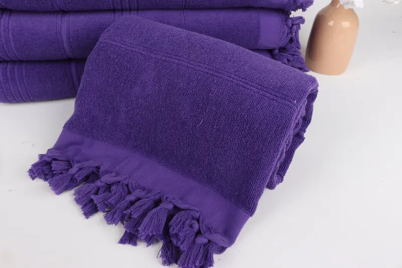 Wedding Favors, 70x36 Cotton Striped Terry Towel, Bachelor Bachelorette Party Favors, Grandma Gift, Family Gift Basket, Yoga Towel, Luxury towel - 4