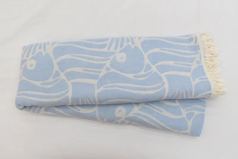 Bachelorette Party Favors, 70x60 Cotton Fish Design Towel, Gift Boxes, Turkish Tablecloth, Custom Wedding Gifts, Bridesmaid Gifts, Halloween Blanket - 3