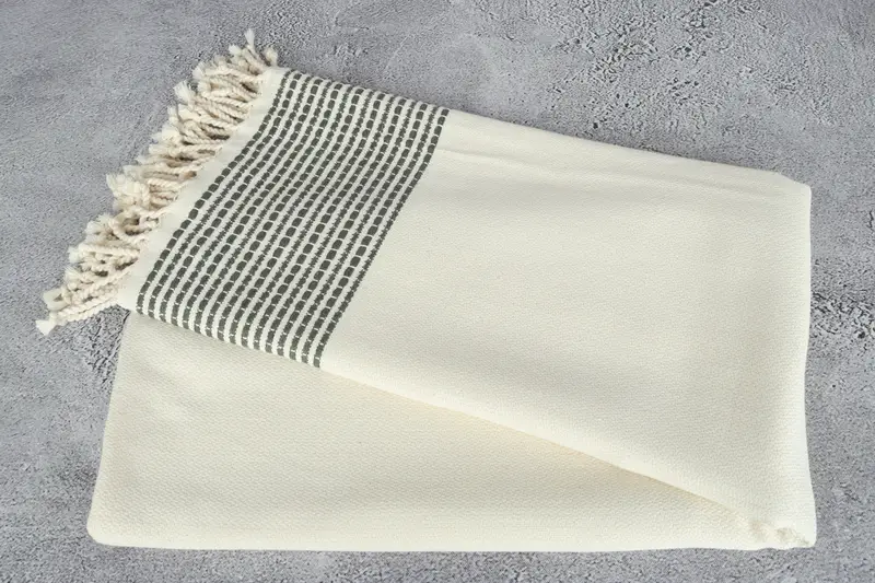 Custom monogram Turkish beach towel USA, Employee Gifts, Bridesmaid Gift, Personalized Towel, 70x36 Cotton Striped Towel, Spa Towel, Absorbent towel - 6
