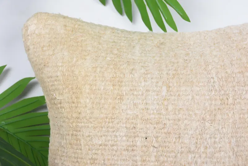 14x14 Beige Pillow Sham, Pillow for Couch, Handmade Throw Pillow, Kilim Pillow Cover, Antique Pillows, Outdoor Patio Pillow Case, Pillow Sham - 2