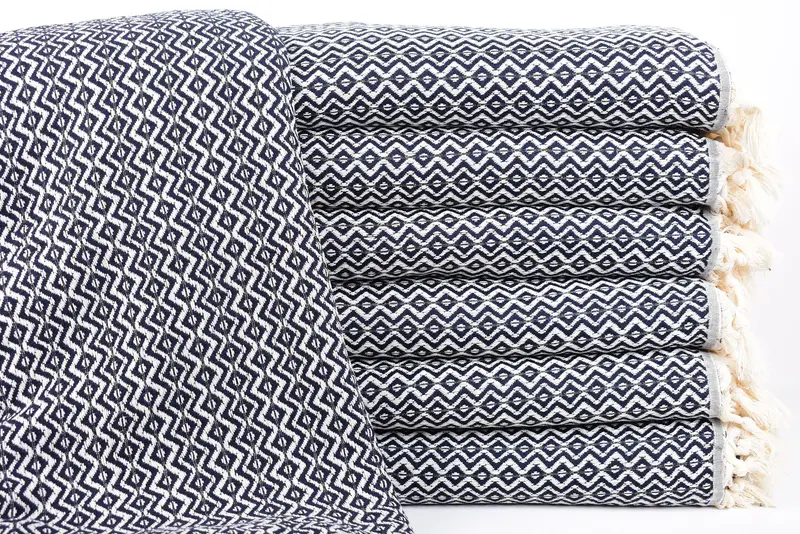 Woven Blanket, Personalised Gift, Wedding Gift Customized Blanket, Boho Throw Blankets, 96x80 Cotton Diamond Towel, Personalized Gifts