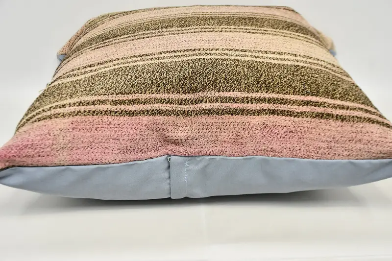 Home Decor Pillow, Outdoor Patio Pillow Sham, Kilim Cushion Sham, Handmade Kilim Cushion, Bench Cushion, Pillow Sham, 32x32 Brown Pillow Case - 6