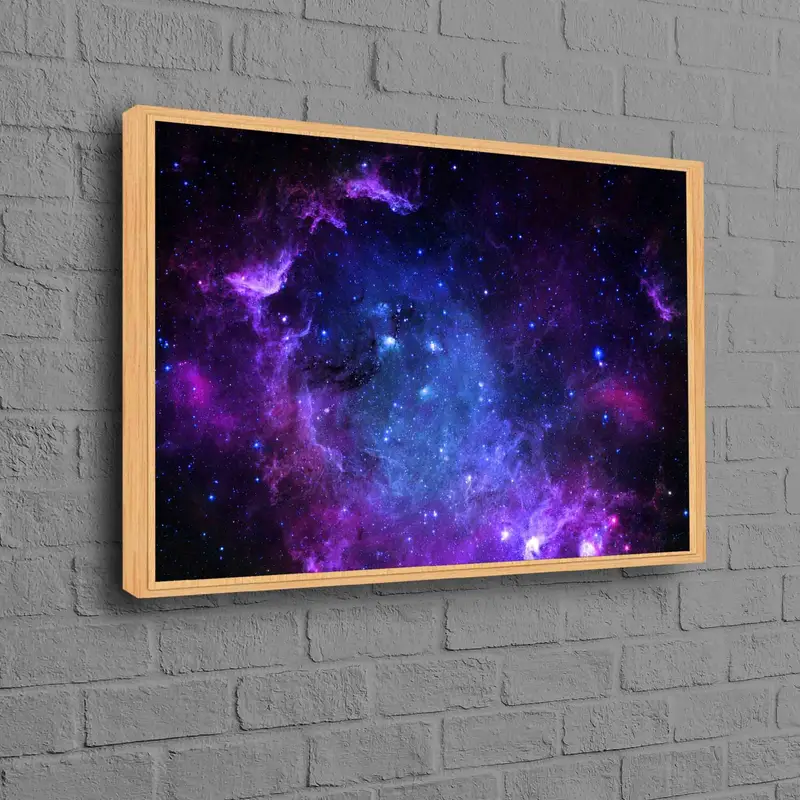 見事な星空の風景プリントキャンバス - Nature's Night Marvel