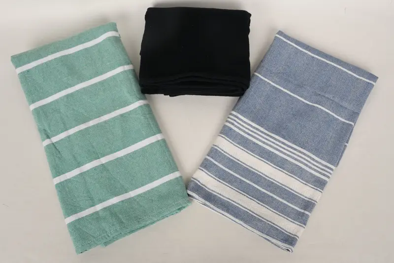 Summer Gift, Sand-resistant towel, Hammam Towel USA, Home Decor Gifts, 70x40 Cotton Set of 10 Towel, Soft and absorbent Turkish towel, Xmas Gifts - 7