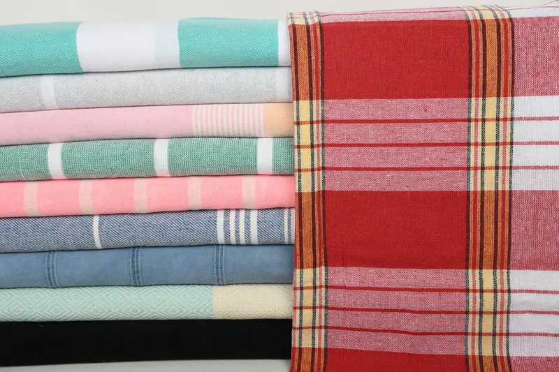 Summer Gift, Sand-resistant towel, Hammam Towel USA, Home Decor Gifts, 70x40 Cotton Set of 10 Towel, Soft and absorbent Turkish towel, Xmas Gifts - 2