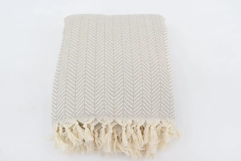 Boho Throw Blankets, 92x76 Cotton Chevron Towel, Spooky Bachelorette Party, Decorative Bedspread, Throw Blanket, Custom Blanket, Halloween Gifts - 2