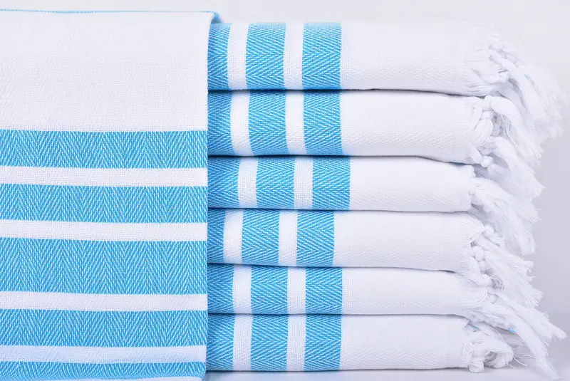 Christmas Gift, Traditional Turkish peshtemal for hammam, 70x40 Cotton Herringbone Towel, Bridesmaid Gift Towel, Beach Towel Gift, Cotton towel - 1
