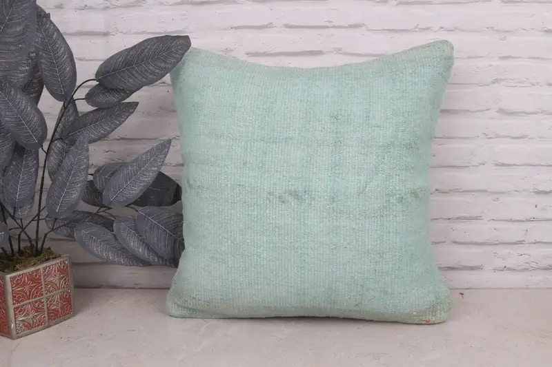 Turkish Pillow, Throw Kilim Pillow, Home Decor Pillow, Pillow, Decorative Throw Pillow Sham, 20x20 Gray Cushion, Decorative Bolster Pillow Cover - 1